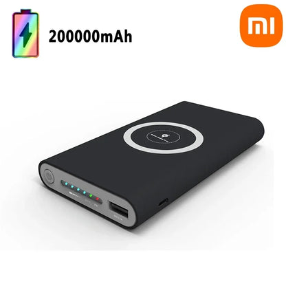 Power Bank Large 200000mAh Capacity Universal Wireless Fast Charging