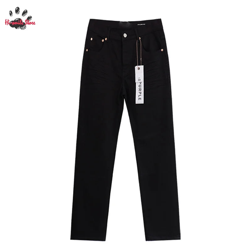 Washed Black Jeans Pants Men Woman High Street Vintage Casual Best Quality Hip Hop Trousers Autumn Winter