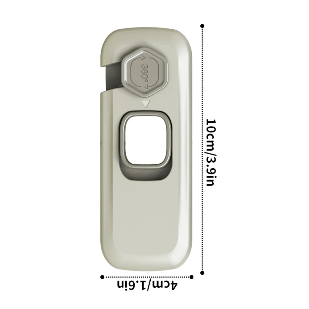 5pcs Home Refrigerator Lock Self-Adhesive Fridge Freezer Door Catch Lock Toddler Kids Child Cabinet Safety Lock Baby Safety Lock