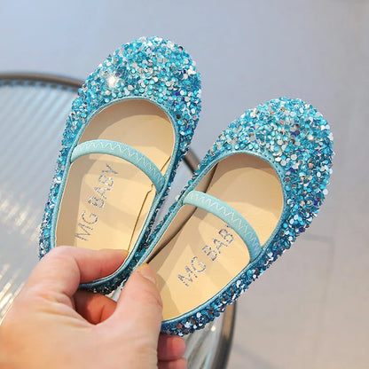 Spring Autumn New Children Shoes Girls Princess Shoes Glitter Children Baby Dance Shoes Casual Toddler Girl Sandals J207