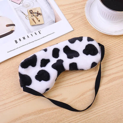 Sleeping Mask Sleeping Blindfold Soft Plush Eye Masks Cute Love Cloud Eye Cover Plush Mask Eyepatch Nap Health Eye Cover