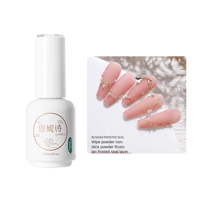 18ml Matte Top Coat Base Coat Gel Nail Polish Protected Surface No Wipe Semi Permanent Soak Off UV Varnishes Manicure Supplies