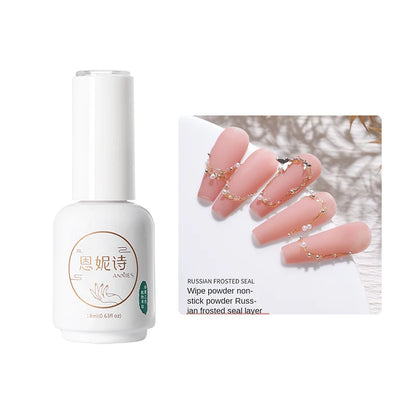 18ml Matte Top Coat Base Coat Gel Nail Polish Protected Surface No Wipe Semi Permanent Soak Off UV Varnishes Manicure Supplies