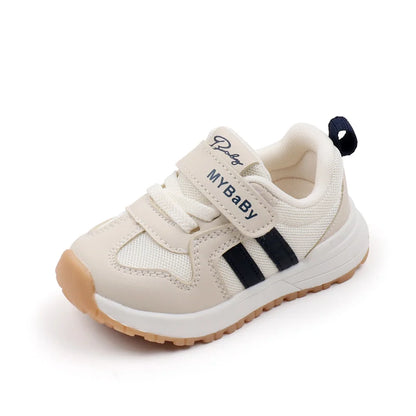 Spring and Autumn Children Sneakers Three Colors Rubber Soled Non-slip Fashion Design Baby Girls Boys Prewalker Shoes BM07