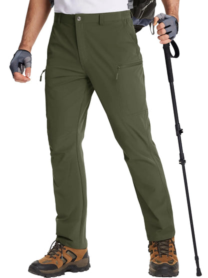 TACVASEN Waterproof Lightweight Hiking Pants Mens Ripstop Quick Dry Cargo Work Pant Outdoor Trekking Hard-wearing Trousers Male