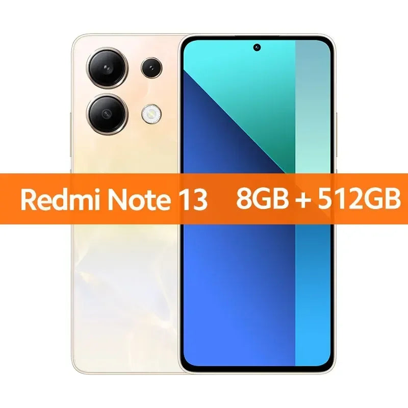 Global Version Xiaomi Redmi Note 13 Smartphone Snapdragon® 685 108MP camera 120Hz AMOLED display 33W charging