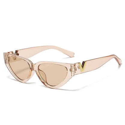 New Fashion Cat-eye Sunglasses For Women Colored Glasses Uv400