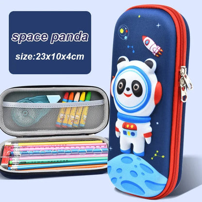 3D Kawaii Pencil Case EVA Large Capacity Waterproof Light Pencil Box for Student School Supply Stationery bag