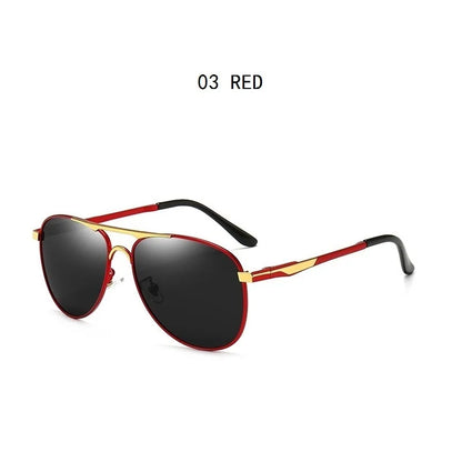 Classic Men And Women Polarized Sunglasses Fashion Metal Pilot Driving Fishing Sun Glasses Man Vintage Sunglass UV400 Eyeglasses