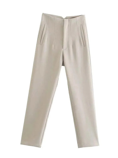 Woman Pencil Pants High Waist