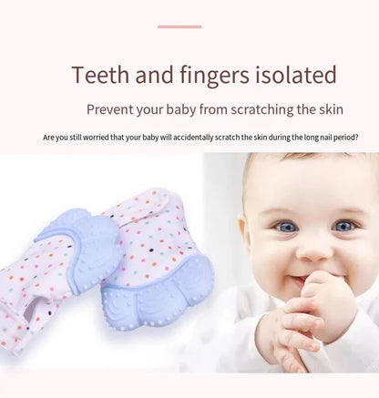 Baby Teethers Chewing Toy Teething Glove Silicone Tooth Aniti-bite Infant Hand Teether Pacifiers Breastfeeding For Newborn