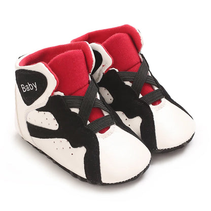 Baby Sports Sneakers Newborn Baby Boys Girls Print First Walkers Shoes Infant Toddler Anti-slip Baby Shoes Pre-walkers