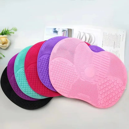 Silicone Brush Cleaner Cosmetic Make Up Washing Brushes Gel Cleaning Mat Foundation Makeup Cleaners Pad Scrubbe Board