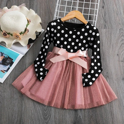 Baby Girl Winter Dress Children Birthday Party Dress Autumn r