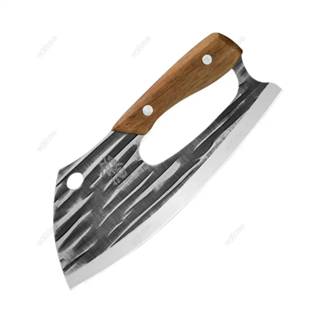 Stainless Steel Fish Cutter Kitchen Knife Meat Cutter High Quality Wood Handle Labor-saving Knife Kitchen Tool