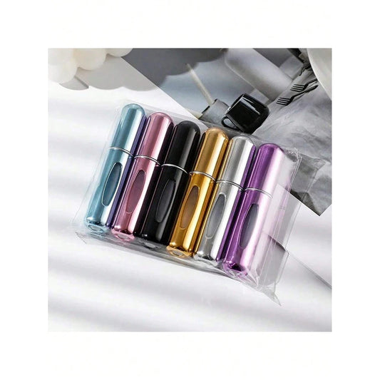 6-Pack Portable Spray Bottle Travel Set 5ml Refillable Perfume Spray