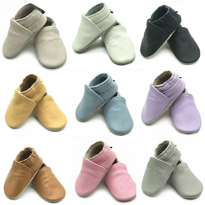 Genuine Leather Baby Shoes 2024 Summer Infant Toddler Baby Shoe Moccasins Shoes First Walker Soft Sole Crib Baby Boy Shoe