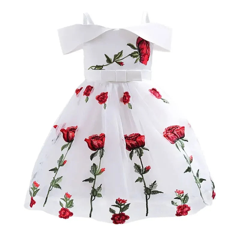 Flower Girl Dresses for Weddings Formal Party Dress for Kids Girl Sleeveless 3-10 Years