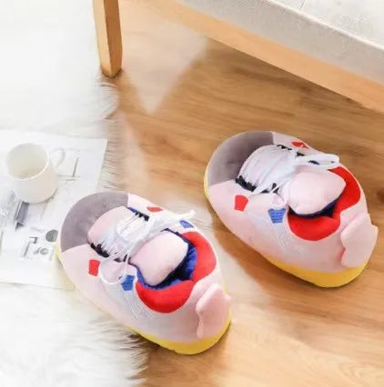 Unisex One Size Fits Most Eu 36-43 Winter Indoor Cotton Shoes Woman Warmth Home Slippers Women/Men Snug Sneakers Ladies Slipper