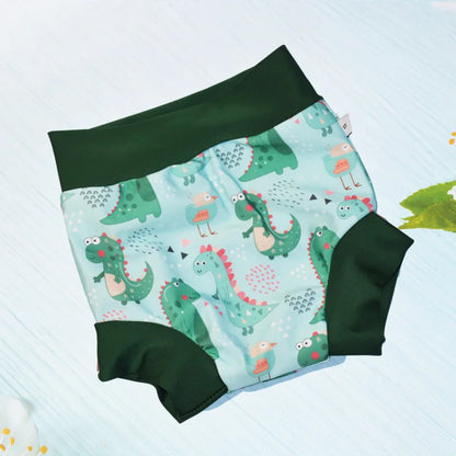Eezkoala Leakproof Swimming Diaper Newborn Baby High Waist Swim Nappies Washable Sunproof Baby Swimwear Cloth Nappys