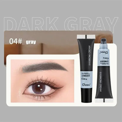 Eyebrow Gel Makeup Tearing Waterproof Long Lasting Semi-Permanent Tattoo Dye DIY Natural Brow Gel Tattoo Tint Cosmetic  4 Color