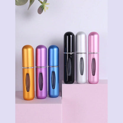 6-Pack Portable Spray Bottle Travel Set 5ml Refillable Perfume Spray