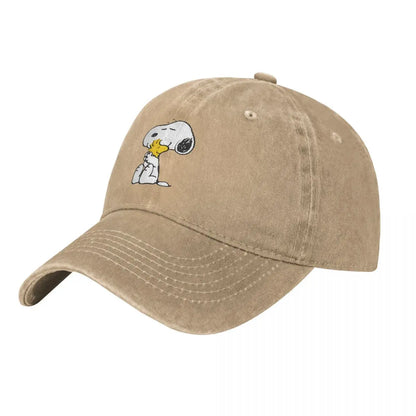 Summer Cap Sun Visor HFJFUI AJDO - Elepanth Fly Colorful Hip Hop Caps Peanuts Snoopy Cowboy Hat Peaked Hats