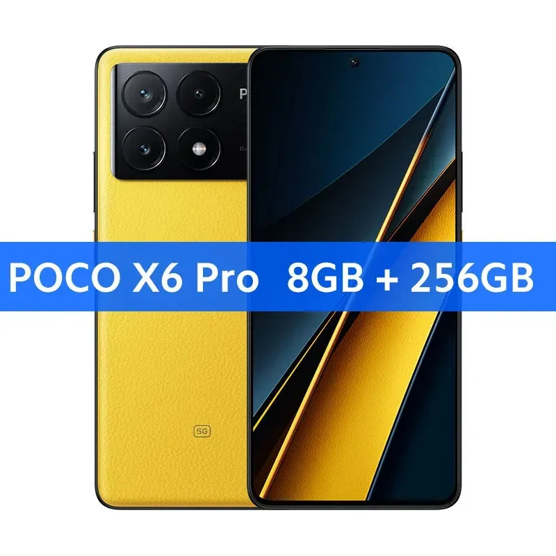 POCO X6 Pro 5G Global Version 6.67" 1.5K Flow AMOLED DotDisplay 64MP camera 67W turbo charging Dimensity 8300-Ultra NFC