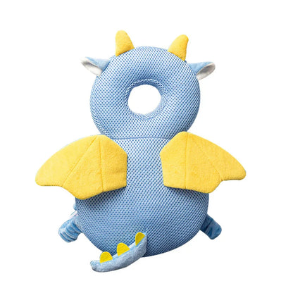 1-3Toddler Baby Head Protector Breathable Tencel Back Protector Cushion Back Prevent Injured Cartoon Security Pillows
