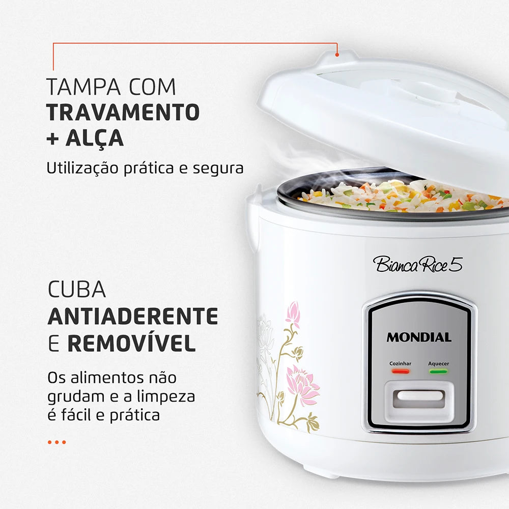 Mondial Bianca Rice 5 NPE-05-5X 127V Electric Rice Cooker