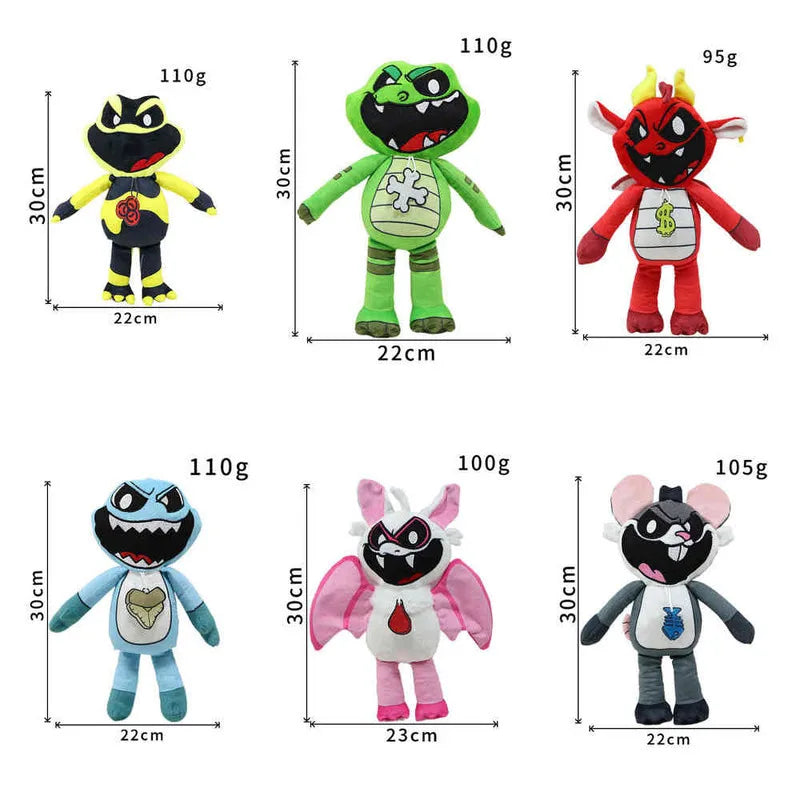 Nightmare Critters Plush Toy Nightmares Doey Plushies Toys Doey The Doughman Plush Pianosaurus Yarnabys  Doey Plush Animals Toy