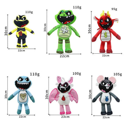 Nightmare Critters Plush Toy Nightmares Doey Plushies Toys Doey The Doughman Plush Pianosaurus Yarnabys  Doey Plush Animals Toy