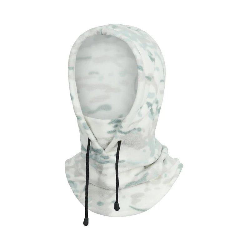 Winter Cycling Men Polar Fleece Warmer Beanies Women Camouflage Full Face Mask Thickened Helmet Liner Sport Ski Balaclava Cap