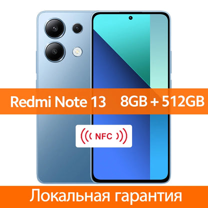 Global Version Xiaomi Redmi Note 13 Smartphone Snapdragon® 685 108MP camera 120Hz AMOLED display 33W charging