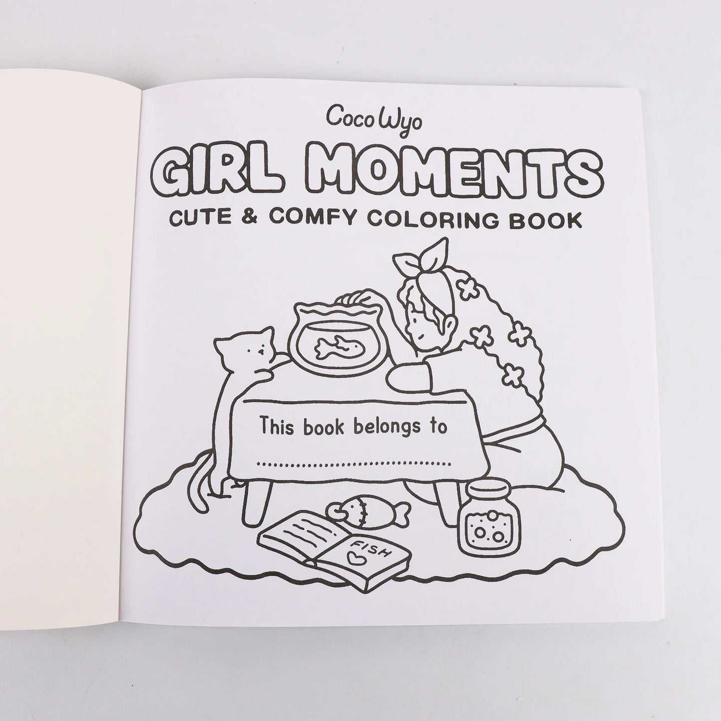 Intellectual Development Cozy Atmosphere Relaxing Coloring Book for Adults and Teens Bold Easy-to-follow Patterns Girl Moments