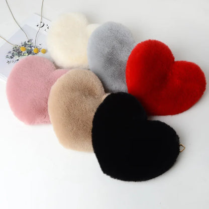 Women's Heart Shaped Handbags Cute Kawaii Faux