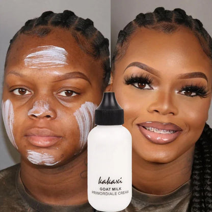 Goat Milk Liquid Foundation Cream 50ml Moisturize Matte Concealer Cosmetics Waterproof Oil-control Cover Acne Base Cream Makeups