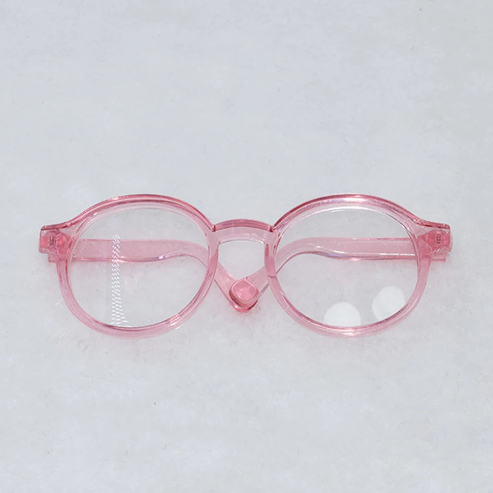 【Labubu Glasses】1pc*6.5cm Multiple Colors Glasses For Cotton Doll Accessories Labubu Accessories