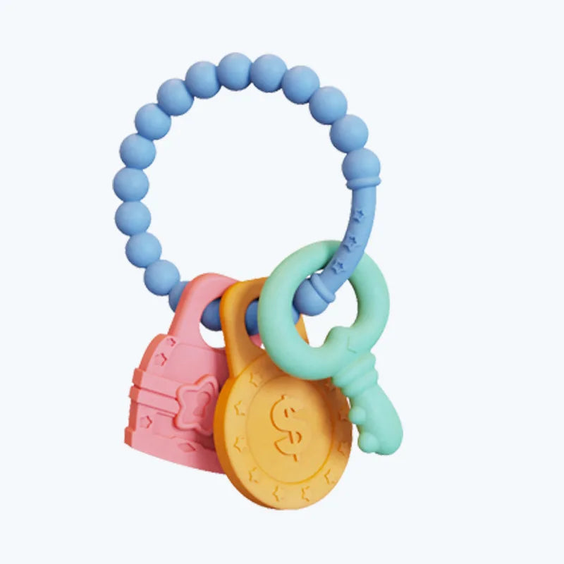 Rattle Teether Toys For Babies Development Baby Games Sensory Toys Baby Teether For Newborns Baby Rattles Toys 0 12 Months