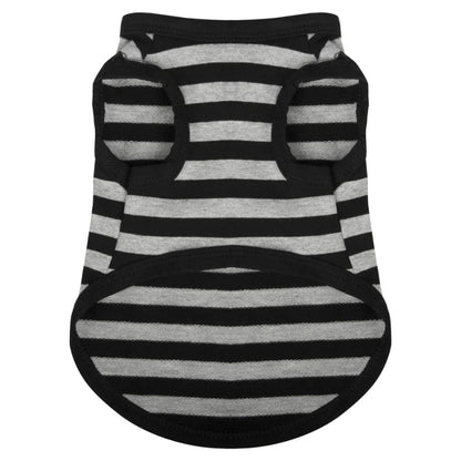 1Pc Summer Dog Clothes for Small Medium Dogs Pet Stripe Cotton Sweatshirt Breathable Puppy Cat Clothing