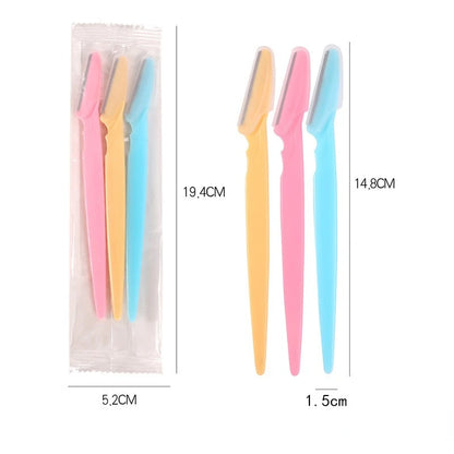 1Pcs Portable Woman Eyebrow Trimmer Face Blade Shaver Eye Brow Epilation Hair Removal Safety Eyebrow Cutting Makeup Tools