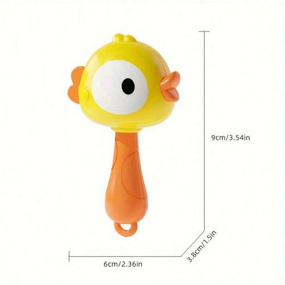 Cute animal Hand Cranked Bell - Early Childhood LearningToy That Enhances Grip Strength Promotes Visual And Auditory Development