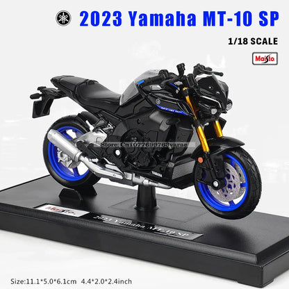 Maisto 1:18 Kakawasaki NINJA H2R KTM RC 390 YZF-R1 Naked V4 S YAMAHA MT-07 2018 Alloy Motorcycle Model Collection Gift Toy