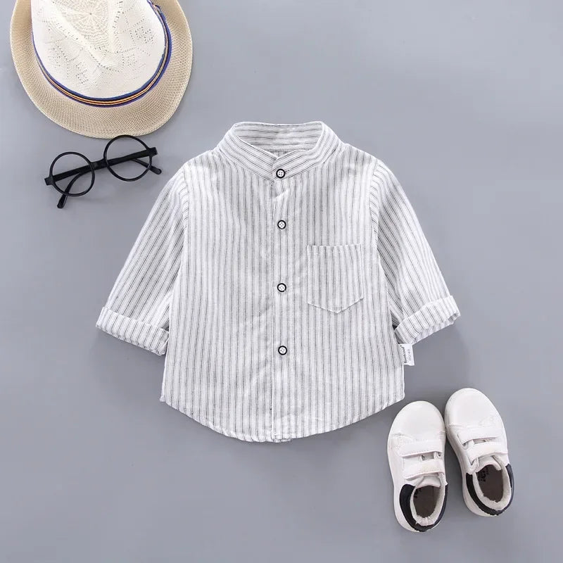 DIIMUU Spring Autumn Kids Baby Boys Cotton Clothes Shirt Toddler Girls Tee Clothing Children Wears Infant Blouse