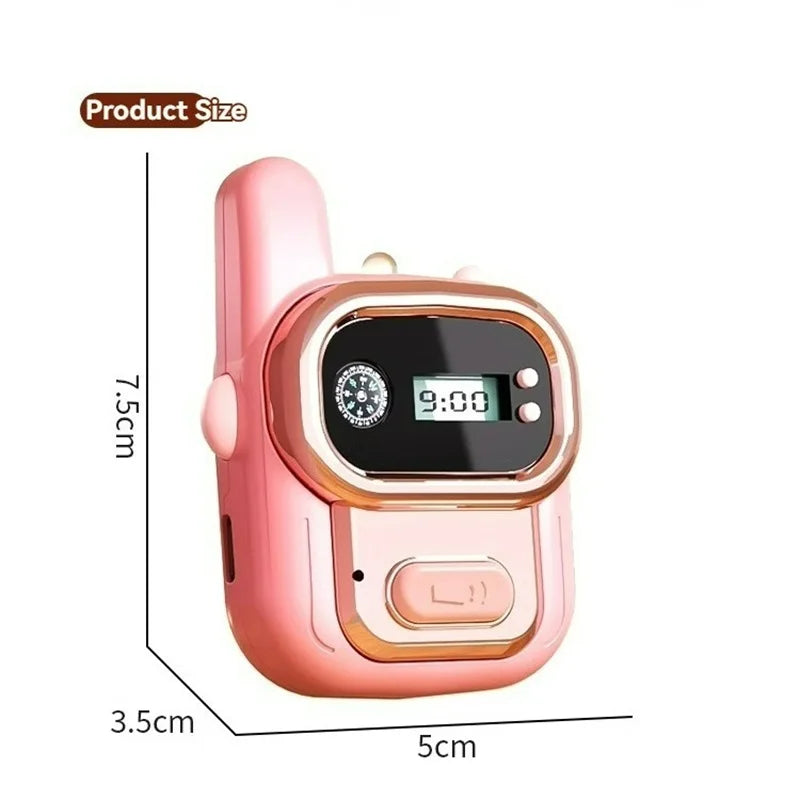 Children Walkie Talkie Wireless Watch With Light USB Charging School Outdoor Interphone Kids Education Toy Gifts For Boys Girls