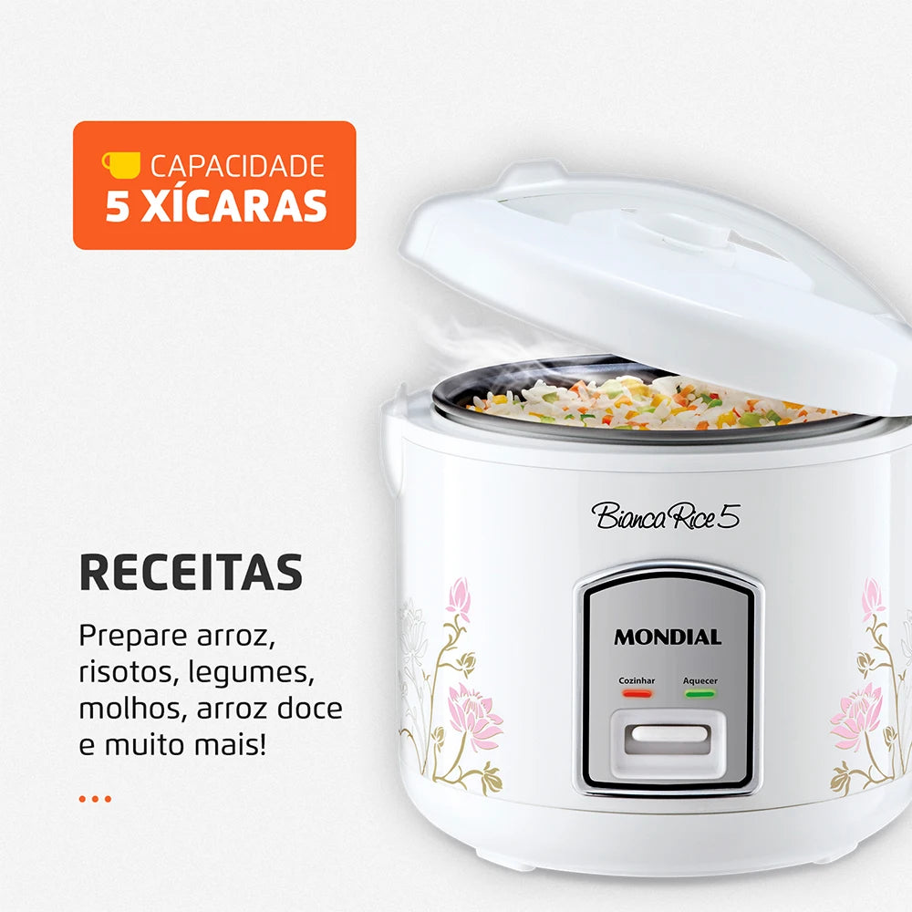 Mondial Bianca Rice 5 NPE-05-5X 127V Electric Rice Cooker