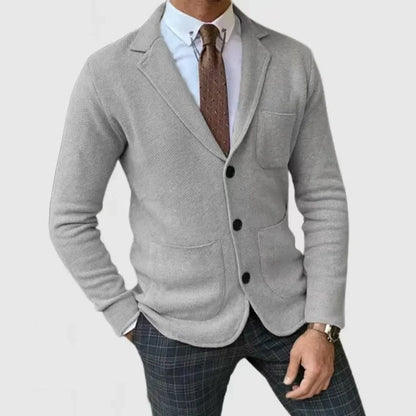 Men's Coat Autumn and Winter Fashion Slim Fit British Suit Casual Formal Blazer for Men