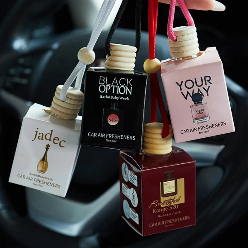 8ml Fruit Fragrance Long-lasting Fragrance Car Perfume Pendant Deodorant Fashion Car Aromatherapy To Accompany Comfortable Drive