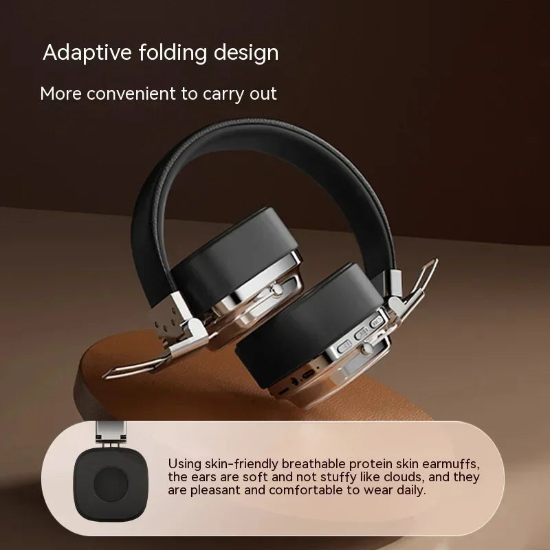 2025 New Retro On Ear Headphones Wireless Bluetooth Headsets