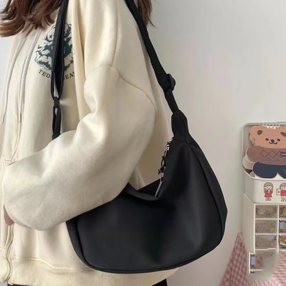 Shoulder Bags Women Solid Harajuku